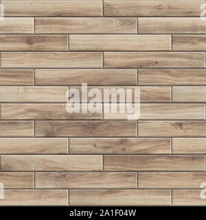 Seamless texture of striped wooden parquet. High resolution pattern of light natural wood Stock Photo
