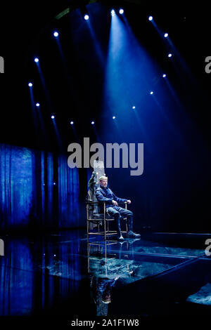 Chichester Festival Theatre, UK. 26th Sep, 2019. John Simm and Dervla ...