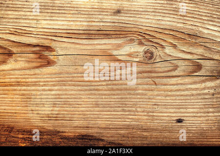 Old wood background, cracked weathered oak plank surface texture Stock Photo