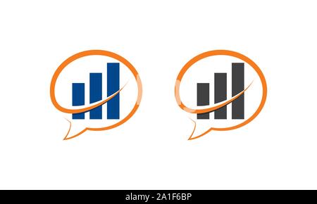 Financial Accounting Logo, Financial Advisers Logo Design Template Vector Icon, Modern Finance Business logo, Financial Stock Exchange Market Stock Vector