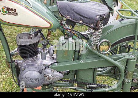 BSA Bantam vintage motorcycle Stock Photo