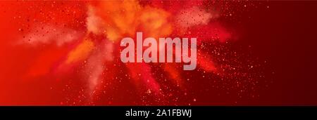 Red Abstract Background Stock Vector