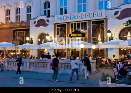 Gerbeaud patisserie, Budapest's most famous confectioners, founded in 1858. Hungary Stock Photo