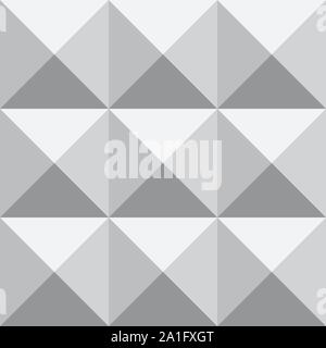 3D Pyramid Cubes Seamless Repeating Pattern Vector Illustration Stock Vector