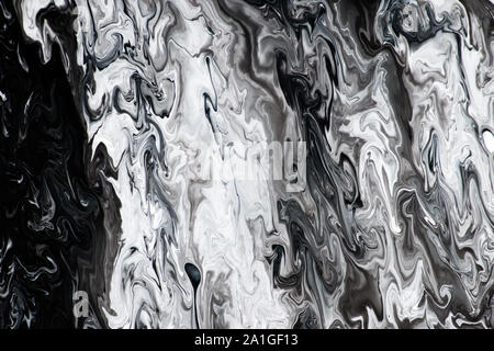 Black and white marble texture abstract background, simple minimal natural luxury design, ink paint, marble background pattern Stock Photo