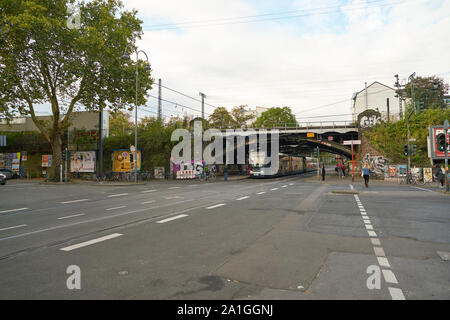 COLOGNE, GERMANY - CIRCA OCTOBER, 2018: Cologne urban landscape in the daytime. Stock Photo