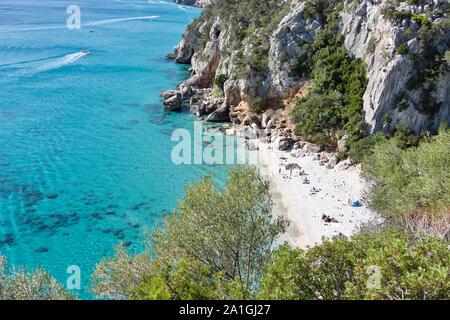 Cala Fuili Beach in Cala Gonone, Orosei Gulf, Sardinia, Italy Stock Photo