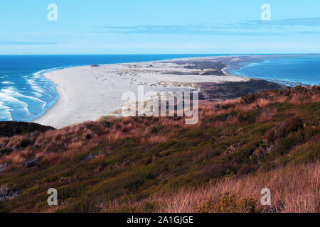 Landscape near Farewell Spit, New Zealand Stock Photo