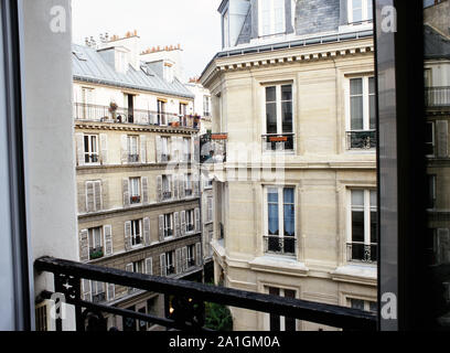 Paris view from window - Montmartre Stock Photo