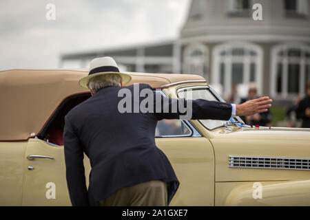 Cobble Beach Classic Car show Stock Photo