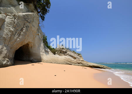 The most beautiful, exotic Sitapur beach on Andaman at Neil Island of the Andaman and Nicobar Islands, India Stock Photo