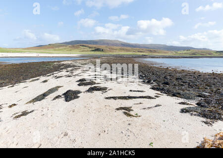 Coral Beach at Claigan on the Isle of Skye Stock Photo