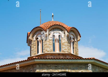 Greek St. Lydia first European Christian, baptistry church in Lydia, Philippi, Greece Stock Photo