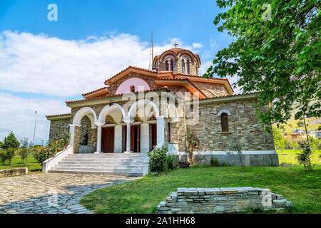 St. Lydia first European Christian, baptistry church in Lydia, Philippi, Greece Stock Photo