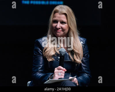 New York, United States. 26th Sep, 2019. WW International CEO Mindy Grossman attends press conference for Global Citizen & Teneo unveiling campaign plans and 2020 headliners at St. Ann's Warehouse (Photo by Lev Radin/Pacific Press) Credit: Pacific Press Agency/Alamy Live News Stock Photo
