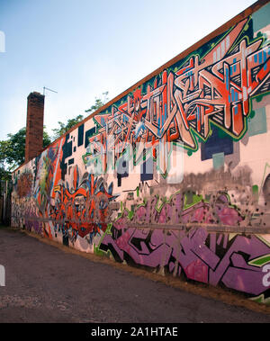 Murals in the Anacostia neighborhood of SE, Washington, D.C Stock Photo