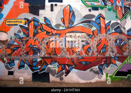 Murals in the Anacostia neighborhood of SE, Washington, D.C Stock Photo