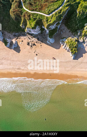 Whiterocks, Causeway Coast, County Antrim, Northern Ireland Stock Photo