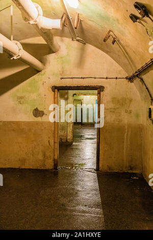 Underground hospital Guernsey Stock Photo