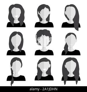 Vector set of flat people icons Stock Vector