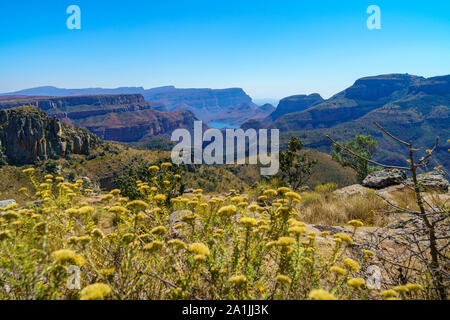 beautiful blyde river canyon from lowveld view in south africa Stock Photo