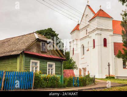 Transfiguration Church in Navahrudak. Navahrudak, Grodno Region, Belarus. Stock Photo