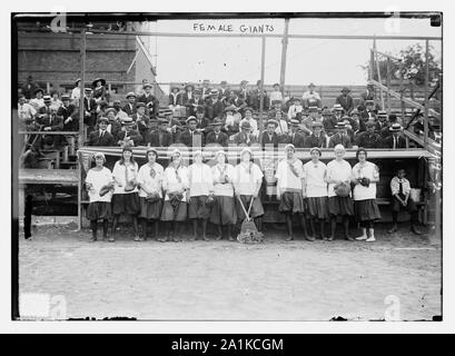 New York Female Giants (baseball) Stock Photo