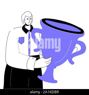 Business success - modern flat design style illustration Stock Vector