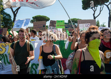 Roma, 27/09/2019: Climate global strike, Fridays for Future.