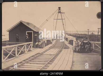 Bridge over Potomac River-Washington-Alexandria & Georgetown Railroad-1864 Photo 