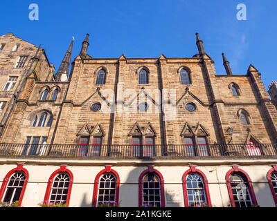 Edinburgh Quaker Meeting House on Victoria Street in the Old Town Edinburgh Scotland Stock Photo