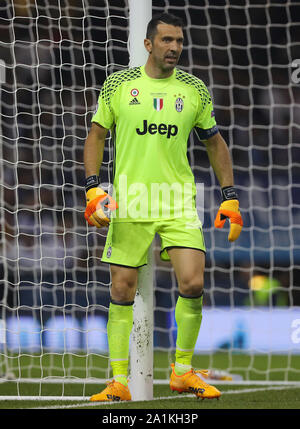 Gianluigi Buffon of Juventus - Juventus v Real Madrid, UEFA Champions League Final, National Stadium of Wales, Cardiff - 3rd June 2017. Stock Photo