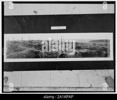 No Mans Land, Flanders Field, France, 1919; Stock Photo