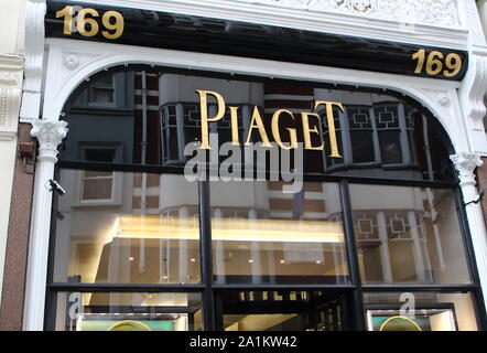 September 26 2019 London United Kingdom Piaget store in the