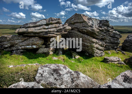 Alex Tor, Bodmin Moor in Cornwall Stock Photo