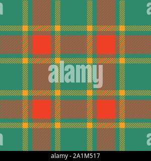 Tartan Fall Seamless Pattern Plaid Stock Vector