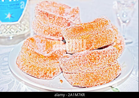 Roscas fritas. Fried threads Stock Photo