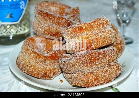 Roscas fritas. Fried threads Stock Photo