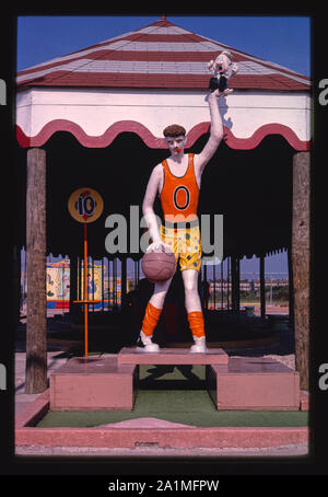 Old Pro Golf, basketball player, Ocean City, Maryland Stock Photo