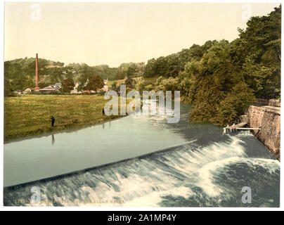 On the Allan Water, Bridge of Allan, Scotland; Title from the Detroit Publishing Co., catalogue J-foreign section. Detroit, Mich. : Detroit Photographic Company, 1905.; Print no. 13019.; Stock Photo