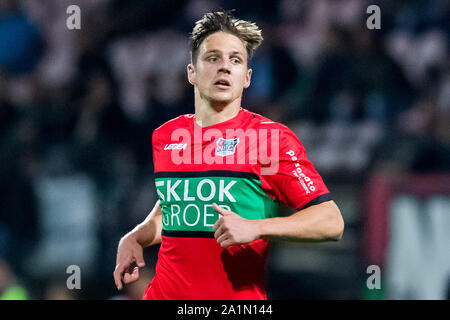 Nijmegen, Netherlands. 27th Sep, 2019. NIJMEGEN, Stadium De Goffert, 27-09-2019, season 2019/2020, Dutch Keuken Kampioen Divisie. final result 3-3, NEC Nijmegen player Josef Kvida during the match NEC - Go Ahead Eagles Credit: Pro Shots/Alamy Live News Stock Photo