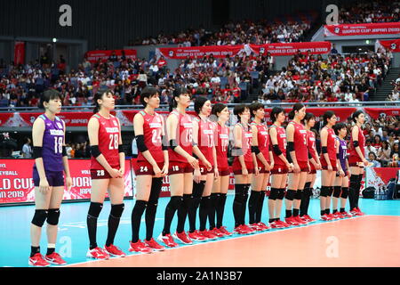 Osaka, Japan. 27th Sep, 2019. Japan Women's team group (JPN