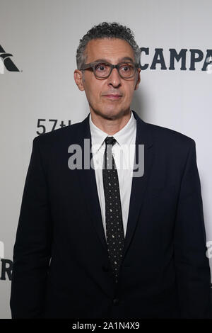 New York, United States. 27th Sep, 2019. John Turturro arrives on the red carpet at the NYFF57 Opening Night Gala Presentation & World Premiere of The Irishman at Alice Tully Hall on Friday, September 27, 2019 in New York City. Photo by Bryan Smith/UPI Credit: UPI/Alamy Live News Stock Photo