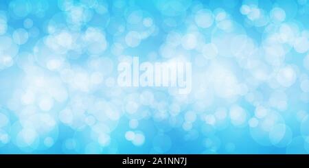 Abstract blue background with bokeh. Vector illustration Stock Vector