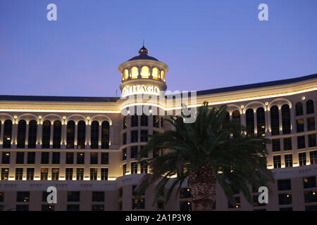 USA, LAS VEGAS-CIRCA AUGUST 2019--the strip of las vegas Stock Photo