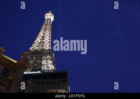 USA, LAS VEGAS-CIRCA AUGUST 2019--the strip of las vegas Stock Photo