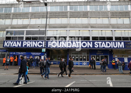London, UK. 28th Sep, 2019. London, UK. 28th Sep, 2019. Sky Bet Championship match between Queens Park Rangers and West Bromwich Albion at Kiyan Prince Foundation Stadium, London on Saturday 28th September 2019. (Credit: John Cripps | MI News) Editorial use only, license required for commercial use. Credit: MI News & Sport /Alamy Live News Stock Photo