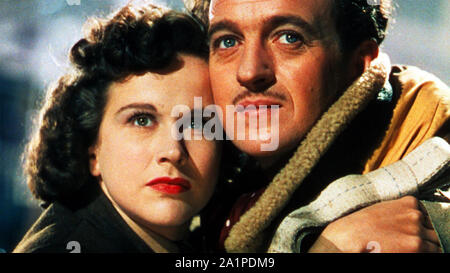 A MATTER OF LIFE AND DEATH (aka Stairway to Heaven) 1946 Eagle-Lion films production with David Niven and Kim Hunter Stock Photo
