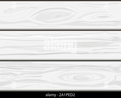 Hand drawn vector grey wooden planks boards texture Stock Vector