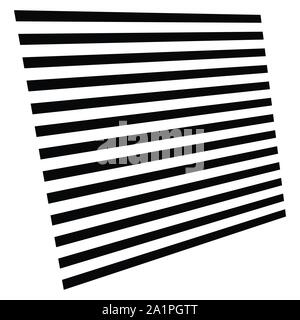 Horizontal lines geometric element. Straight parallel lines, stripes. Horizontal streaks, strips pattern. Linear, lineal monochrome, black and white g Stock Vector